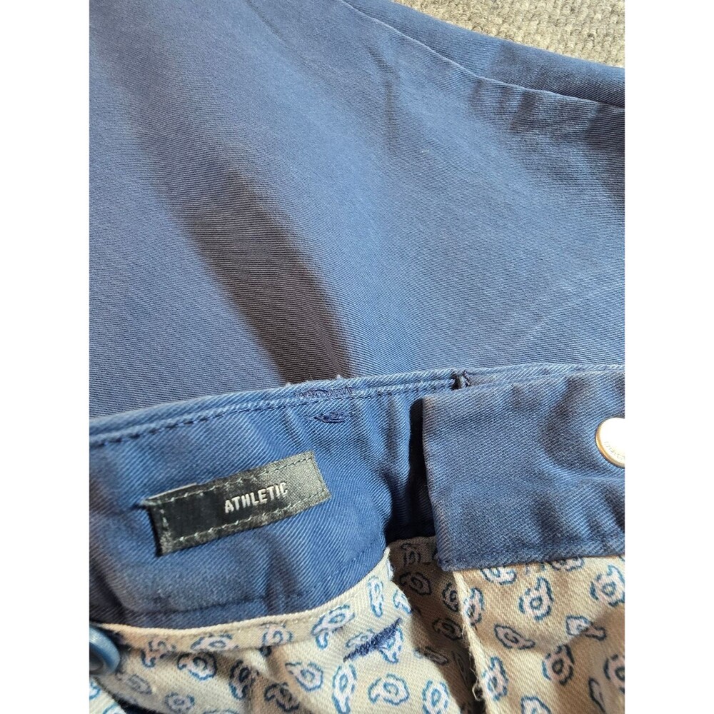 Bonobos Slim Fit Chino Pants Mens 30 Slate Blue Cotton Casual Pants - Picture 3 of 6